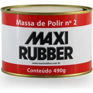 Massa De Polir Nº 2 Polimento Automotivo Maxi Rubber 490g
