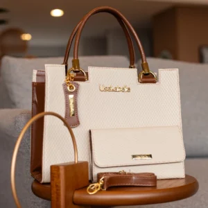 Promoção Kit 3 Bolsas Femininas Grandes + Carteira + Alça Transversal