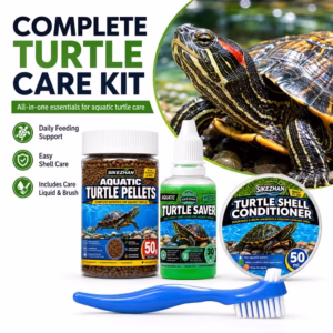 SERLAVEXA Kit Completo para Alimentação e Cuidado de Tartarugas com 50g