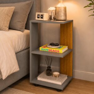Um Toque de Charme para o Quarto — Mesa de Cabeceira Moderna e Multiuso
